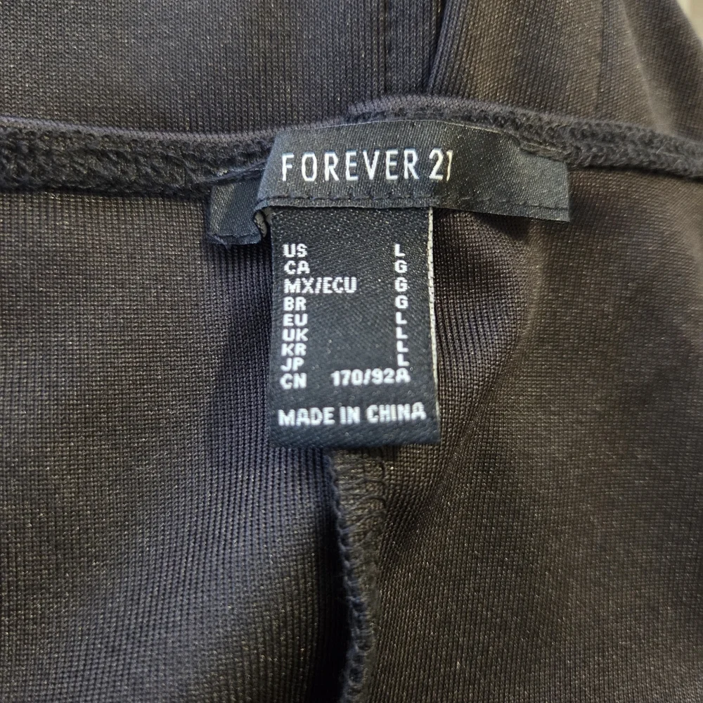 Plaid Wool Blend Skirt - Navy and Tan - Picture 2 of 5